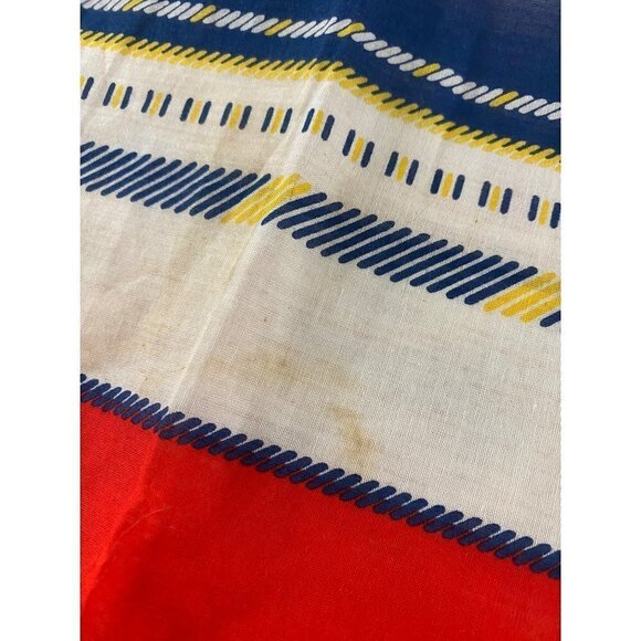 Vintage Christian Dior Color Block Silk Print Scarf Hankercheif - OS - Picture 4 of 9